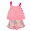 Picture of Agatha Ruiz De La Prada Collection Girls Dots T-Shirt & Shorts Set X 2 - Pink Multi