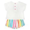 Picture of Agatha Ruiz De La Prada Collection Girls Bows T-Shirt & Shorts Set X 2 - White Multi