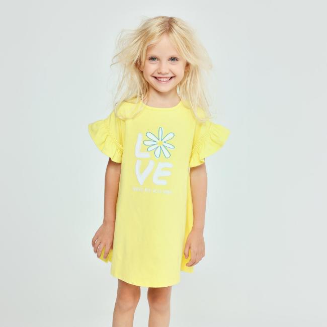 Picture of Agatha Ruiz De La Prada Collection Girls Daisy Dress - Yellow