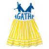 Picture of Agatha Ruiz De La Prada Collection Girls Marine Dress - Blue Yellow