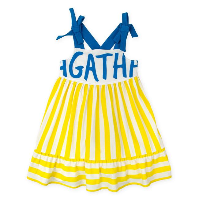 Picture of Agatha Ruiz De La Prada Collection Girls Marine Dress - Blue Yellow