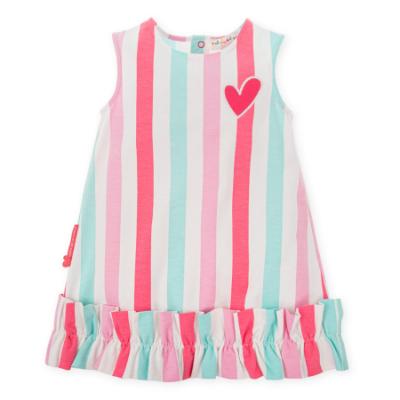 Picture of Agatha Ruiz De La Prada Collection Girls ZigZag Stripe Dress - Multi