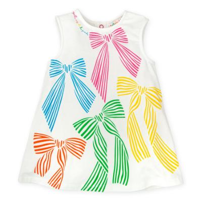 Picture of Agatha Ruiz De La Prada Collection Girls Bows Dress - White Multi