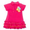 Picture of Agatha Ruiz De La Prada Collection Girls Flowers Ruffle Dress - Fuchsia