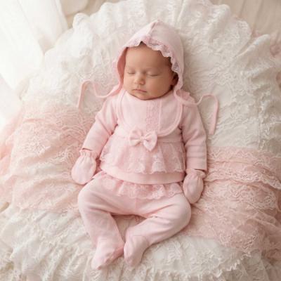 Picture of Caramelo Kids Baby Girls Summer 5 Piece Frill Lace Set - Pink