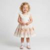 Picture of Beau KiD Girls Summer Ruffle Sleeve Teddy Dress - White Pink Multi