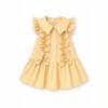 Picture of Caramelo Kids Girls Ruffle Summer School Dress - Yellow Gingham