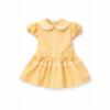 Picture of Caramelo Kids Girls Double Bow Dropped Waist School Dress - Yellow Gingham