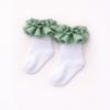 Picture of Caramelo Kids Girls Gingham Ruffle Ankle Socks - Green