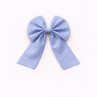 Picture of Caramelo Kids Girls Gingham Bow Clip - Blue