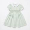 Picture of Beau KiD Girls Smocked Traditional Puff Sleeve Dress - Mint Green Stripe