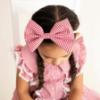 Picture of PRE ORDER Caramelo Kids Girls Gingham Scrunchie & Alice Band Set x 2 - Red