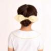 Picture of Caramelo Kids Girls Gingham Scrunchie & Alice Band Set x 2 - Yellow