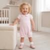 Picture of Blues Baby Girls Shortie With Heart Embroidery - Pale Pink