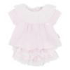 Picture of Blues Baby Girls Lace Ruffle Jam Pant Set X 2 - Pale Pink