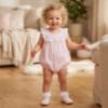 Picture of Blues Baby Girls Plumetti Ruffle Romper - Pale Pink White