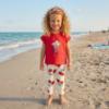 Picture of Mayoral Toddler Girls Sundae Top Leggings & Headband Set X 2 -  White Red