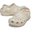 Picture of Crocs Kids Classic Animal Glitter Clog - Almond Tint Leopard