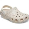 Picture of Crocs Kids Classic Animal Glitter Clog - Almond Tint Leopard