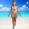 Picture of PRE ORDER Monnalisa Girls Disney Moana Swimsuit & Pareo Set X 2 - Pink Multi