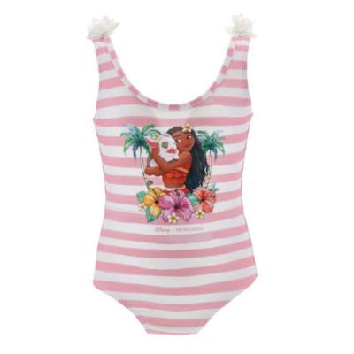 Picture of PRE ORDER Monnalisa Girls Disney Moana Swimsuit & Pareo Set X 2 - Pink Multi