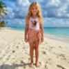 Picture of PRE ORDER Monnalisa Girls Disney Moana Swimsuit & Pareo Set X 2 - Pink Multi