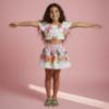 Picture of Monnalisa Girls Disney Moana Floral Top & Skirt Set X 2 - White Multi