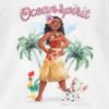 Picture of Monnalisa Girls Disney Moana Drop Waist Jersey Dress - White Multi