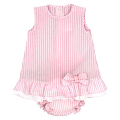 Picture of Rapife Summer Baby Girls Dress & Panties Set X 2 - Pale Pink
