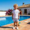 Picture of Rapife Summer Boys Top & Bermuda Shorts Set X 2 - Blue Stripe