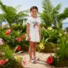 Picture of PRE ORDER Monnalisa Girls Disney Moana Top & Shorts Set X 2 - White