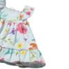 Picture of Mayoral Newborn Girls Ruffle Floral Hawaii Dress & Panties Set X 2 - Aqua Multi