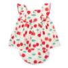 Picture of Tutto Piccolo Summer Girls Smock Cherry Dress & Panties Set X 2 - Ivory Red