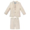 Picture of Tutto Piccolo Summer Boys Jacket & Bermuda Shorts Set X 2 - Beige