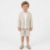 Picture of Tutto Piccolo Summer Boys Jacket & Bermuda Shorts Set X 2 - Beige