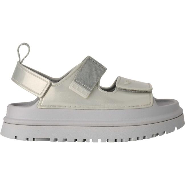 Picture of UGG Kids GoldenGlow Glossy Sparkles Sandal - Silver