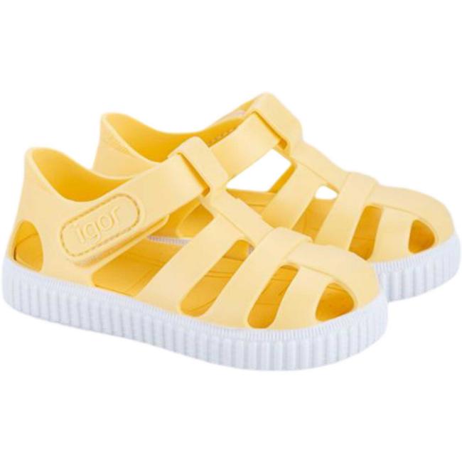 Picture of Igor Nico Solid Colour Jelly Sandal - Vanilla