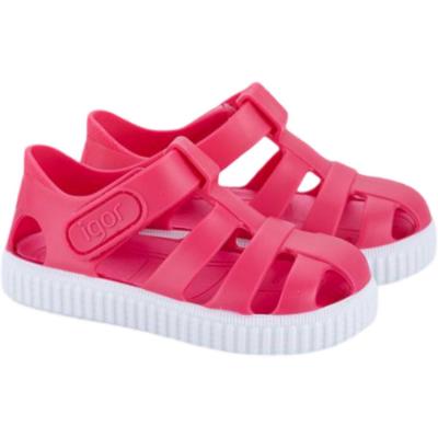 Picture of Igor Nico Solid Colour Jelly Sandal - Fuchsia Pink