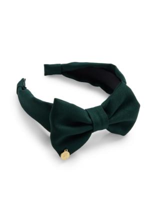 Picture of PRE ORDER Caramelo Kids Girls School Hair Bow Headband - Bottle Green
