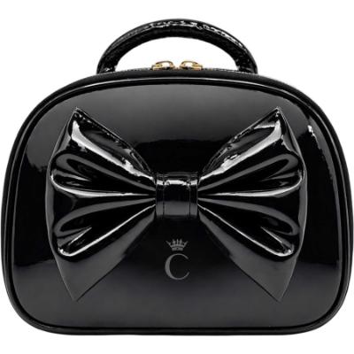 Picture of PRE ORDER Caramelo Kids Patent Lunch Box With Bow - Black