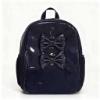 Picture of PRE ORDER Caramelo Kids Patent School Bag With Bows - Navy Patent