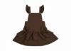 Picture of PRE ORDER Caramelo Kids Girls Ra-Ra Frill School Pinafore - Brown
