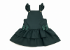 Picture of PRE ORDER Caramelo Kids Girls Ra-Ra Frill School Pinafore - Bottle Green