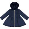 Picture of PRE ORDER Caramelo Kids Girls School Twill Coat With Hood - Navy