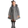 Picture of PRE ORDER Caramelo Kids Girls School Twill Coat With Hood - Grey