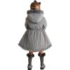Picture of PRE ORDER Caramelo Kids Girls School Twill Coat With Hood - Grey