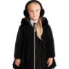 Picture of PRE ORDER Caramelo Kids Girls School Twill Coat With Hood - Black