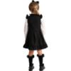 Picture of PRE ORDER Caramelo Kids Girls Zip Front School Pinafore - Black