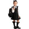 Picture of PRE ORDER Caramelo Kids Girls Zip Front School Pinafore - Black