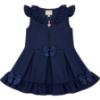 Picture of PRE ORDER Caramelo Kids Girls Zip Front School Pinafore - Navy